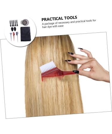 Ipetboom Hair Coloring Products Set Hair Color Kit Plastic Apron Hair Dye Hair Coloring Brush - Buy Online on GoSupps.com
