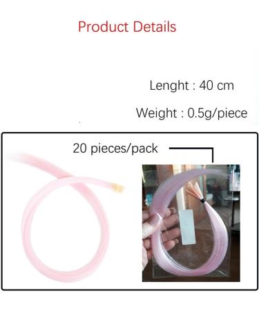 Feather Hair Extension 16 Inch Colorful Invisible Synthetic Hair Extensions Hairpiece Natural Extension Accessories For Women crochet hair extension set (Color : 11 Size : 16inches-20 piece) 16inches-20 piece 11 - Buy Online on GoSupps.com