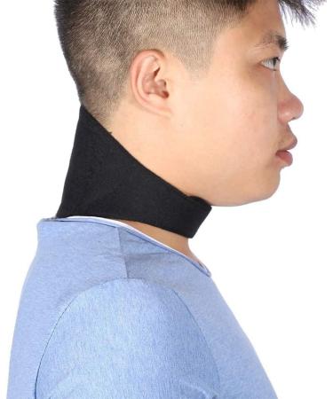 JLASDR Neck Protection Neck Support Soft Cotton Neck Brace Heated Support Belt for Daily Work Air Car Travel