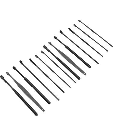 Shop Stainless Steel Ear Pick Spoon - Safe Ear Wax Removal Tool Set for Adults | Easy to Use with PU Bag - International Shipping Available - Buy Online on GoSupps.com