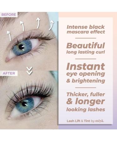 MIYA LASH Lash Lift and Tint Kit | Brow Lamination All in 1 Kit with Black Dye | Keratin Perm | Lasts 6 Weeks | Salon Results | Tools Included - Buy Online on GoSupps.com