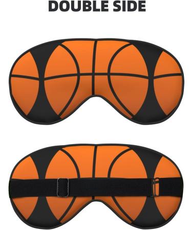 SSIMOO Basketball Print Eye Mask - Ultra-Soft Light-Blocking for Optimal Comfort & Restful Sleep - International Shipping Available - Buy Online on GoSupps.com