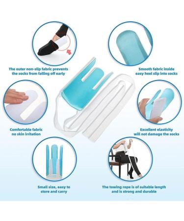 Sock Aide Device for Seniors Sock Helper No Bending Stretching for Pregnancy and Injuries Living Tool Sock Aid Easy On & Easy Off - Buy Online on GoSupps.com