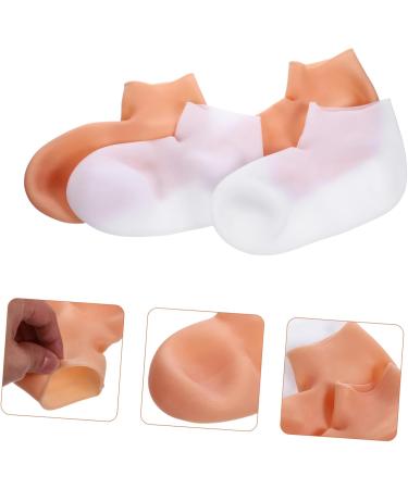 minkissy 10 Pairs Exfoliating Moisturizing Socks Heel Socks for Dry Cracked feet Cosmetics Socks Heel spa Socks Reusable Socks feet Care Socks Heel Protector Socks Pedicure Miss Foot sebs - Buy Online on GoSupps.com