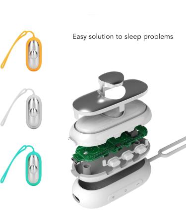 Chill Hand Held Device Sleep Aid Device Handheld Sleep Aid Devices Strength Adjustable Microcurrent Sleep Instrument Depression for Anxiety Relief Items for Home Outdoor (Grey) - Buy Online on GoSupps.com