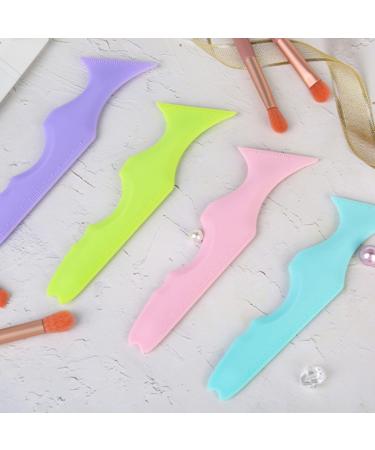 Mikinona Blue Eyeliner Pencil 3pcs Silicone Beauty Ruler Lipstick Eyelash Shield Applicator Lash Tool Mascara Applicator Massage - Buy Online on GoSupps.com