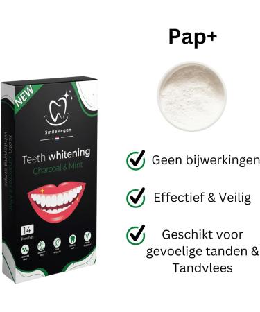 Smile Vegan Professional Teeth Whitening Strips - 28 Strips - Teeth Whitening Strips - Teeth Whitening Kit - Whiter Teeth - Teeth Whitening - Without - Buy Online on GoSupps.com