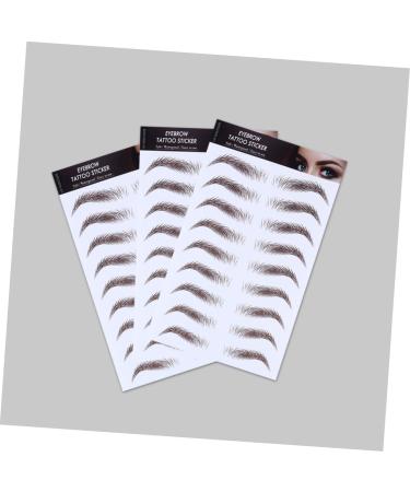 Angoily 5pcs Eyebrow Stickers Eyebrow Grooming Shaping Makeup Sticker Imitation Eyebrow Artificial 6d Set - Buy Online on GoSupps.com