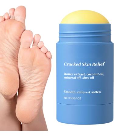 Foot Balm | Moisturizing and Nourishing Butter Foot Cream for Dry Cracked Heels and Skin for Dead and Rough Skin on Knees Elbows Hands and Body - Daily Night Shower Winter and Travel Use for Men - Buy Online on GoSupps.com