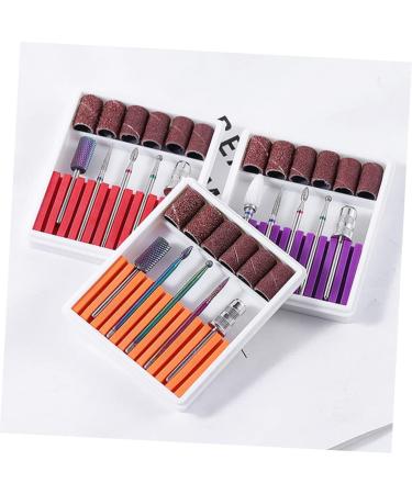 POPETPOP 1 Set Nail Drill Bits for Acrylic Nail Drill Heads Pedicure Bits Drill Bits for Nails Manicure Drill Bits Nail Drill Tool Ceramic Nail Bits Nail Gel Grinding Head Purple Ceramics 4.50X0.30X0.30CM Purple - Buy Online on GoSupps.com