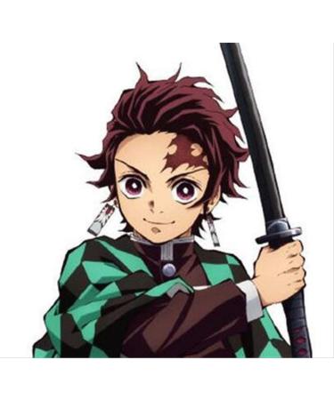 Buy Kamado Tanjirou Wig | Demon Slayer Kimetsu no Yaiba | Dark Red Heat Resistant Synthetic Hair - 30cm - Buy Online on GoSupps.com