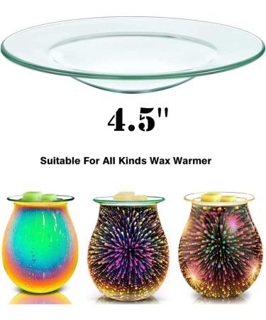 Corleone Replacement Wax Warmer Dishes - Round Glass Bowls for Electric Wax Melter and Burner - Set of 2 - Buy Online on GoSupps.com