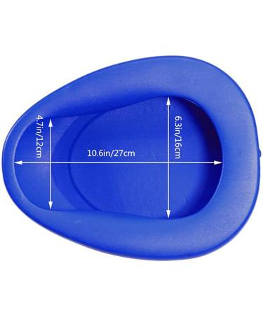 Firm Thick Stable Large Bedpan Bedpan for Adults No Spill or Splash Design Smooth Bed Pan for Bedridden Patients Elderly Men and Women - Buy Online on GoSupps.com