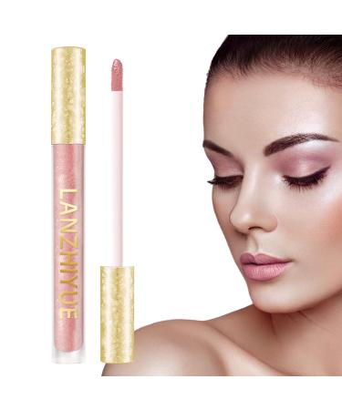 Glitter Liquid Eyeshadow - Mermaid Eyes Glitter Gel Waterproof Liquid Glitter Eye Shadow Sticks Quick-Drying Liquid Lipsticks Sparkling Golden Eyeshadow Eyeliner Eyelid Liquid Highlight Rowces 10#