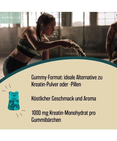 Buy Vegan Creatine Monohydrate Gummies - 2000mg Per Dose - Gluten-Free Blueberry Flavor - 60 Units - Buy Online on GoSupps.com