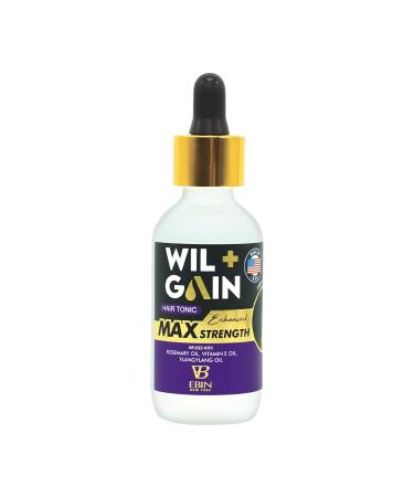 EBIN NEW YORK 100% Natural OIl Wil+Gain Max Gro Hair Serum & Tonic 2oz/ 60ml (Tonic Enhanced) - Buy Online on GoSupps.com