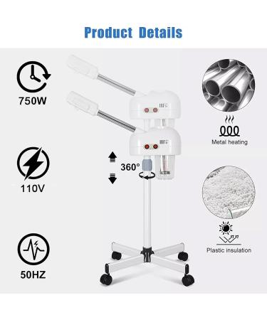 NGARY Vapeur Facial De Beaut Machine D'esth ticienne Vapeur Chaude avec Pulv risateur Et Roues Rotatifs 360 pour Les Soins De La Peau du Spa du Salon De Beaut Domicile Personnel - Buy Online on GoSupps.com