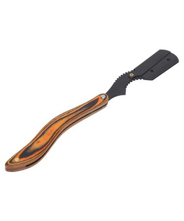 Straight Edge Razor Blade Holder - Premium Wooden Handle Beard Razor for Men | Safe & Sharp Manual Shaving (Blades Not Included) - Buy Online on GoSupps.com
