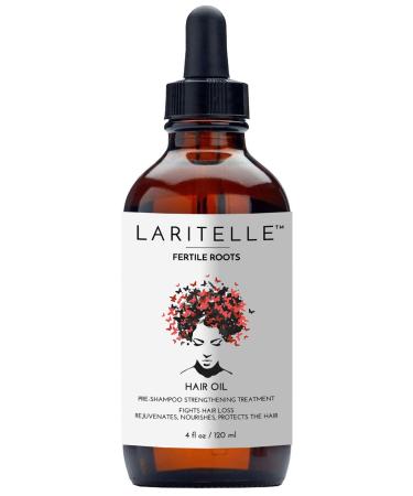 Laritelle Organic Hair Loss Treatment for Men & Women 4 oz |Fortifying Strengthening & Rejuvenating Follicle Fuel |Stops Hair Shedding promoted New Hair Growth |Gmo-Free.Vegan by Laritelle