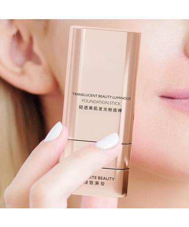 Lightweight Makeup Base 20g Facial Compact Bar with Brush Included | 2 in 1 Color Concealer Waterproof Long Lasting Evens Skin Tone for Women and Men - Buy Online on GoSupps.com