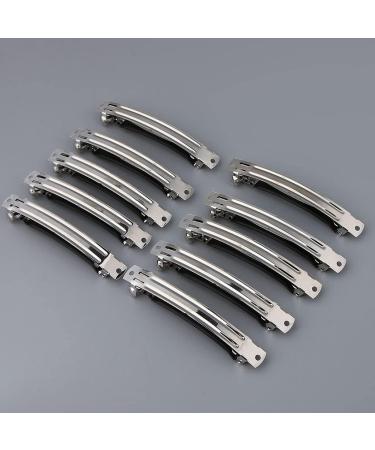 Prettyia 10 Pcs Hair Clip Blanks - 10cm DIY Hair Clips for Bows & Crafts | Perfect for Customization - Buy Online on GoSupps.com