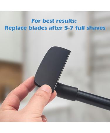 Back Shavers for Men - Extra-Wide Body Shaver Replacement Cartridges (2 Blades) | Wet/Dry Disposable Razor Blades - Buy Online on GoSupps.com