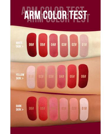 Matte Liquid Lipstick | High-Pigmented Velvet Lip Gloss | Waterproof Long-Lasting Lip Stain | Perfect Gift for Women | International Shipping Available - Buy Online on GoSupps.com