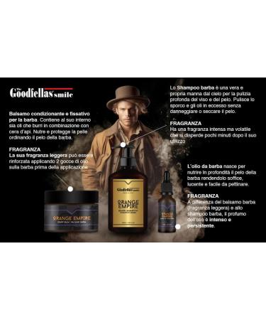 The Goodfellas smile Shampoo Barba Orange Empire nourishing 250 ml - Buy Online on GoSupps.com