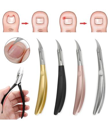 CHJHJKG Nail Clippers (Beauty) Nail Cutter Cuticle Nippers Profesional Ingrown Toenail Scissors Removal Stainless Steel Nail Clipper Pedicure Tool(Gold) - Buy Online on GoSupps.com