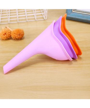 Portable Urinals 2pcs Silicone Pee Funnel Women Standing Piss Female Urinal for Travel Urinating Device Portable Toilet Emergency Camping for Men Women (Color : Pink 2PCS) - Buy Online on GoSupps.com