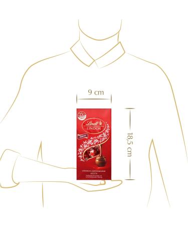 Lindt Chocolate Lindor Milk Balls 137g - Luxurious Praline Gift with Delicate Melting Filling - Buy Internationally - Buy Online on GoSupps.com