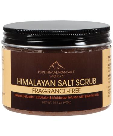 Pure Himalayan Salt Scrub | Natural Detoxifier, Exfoliator & Moisturizer | Body and Face Scrub - 14.1 Oz | Fragrance-Free - Buy Online on GoSupps.com