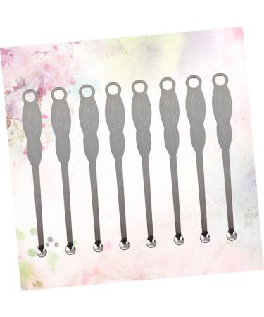 100pcs Stainless Steel Ear Spoons - Silver Ear Cleaner & Wax Curette - Buy Online on GoSupps.com