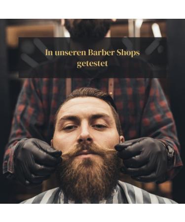 Bartzart Small Beard Scissors & Comb Set | Perfect Beard Care for Men | Sharp Beard Shears with Etui for Mustache Wearers - Buy Online on GoSupps.com