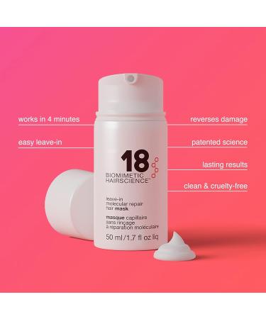 Leave-In Repair Hair Mask - 4 Minute Treatment for Dry & Damaged Hair | 50ml - Restore Bleached Colored & Heat-Damaged Hair - Buy Online on GoSupps.com