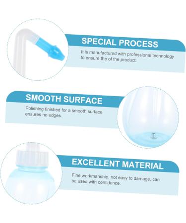 Nasal Cleaner for Adults - Portable Tea Kettle Plastic Cleaner Set for Sinus Rinse & Nose Flusher - Buy Online on GoSupps.com