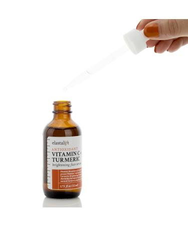 Elastalift Vitamin C + Turmeric Oil Anti-Aging Serum | Brighten & Hydrate Skin | 1.75 Fl Oz - Buy Online on GoSupps.com