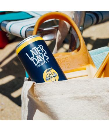 LATER DAYS COFFEE Nitro Blast | Organic Nitro Cold Brew | No Sugar Added, Dairy-Free | Creamy & Smooth | 8 Fl Oz (12PK) - Buy Online on GoSupps.com