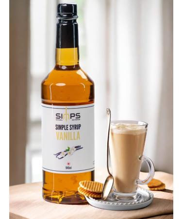 Simps Modern Beverage Vanilla Syrup Coffee Syrup 946 mL - Buy Online on GoSupps.com
