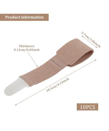 Toe Splints for Straightening - 10PCS Skin-Friendly Breathable Hammer Toe & Finger Correctors - Buy Online on GoSupps.com