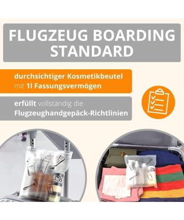Amathings Travel Bottles Set - 100ml Refillable Containers for Liquids - Perfect for Hand Luggage - Durable Travel Cosmetics Bottles - Buy Online on GoSupps.com