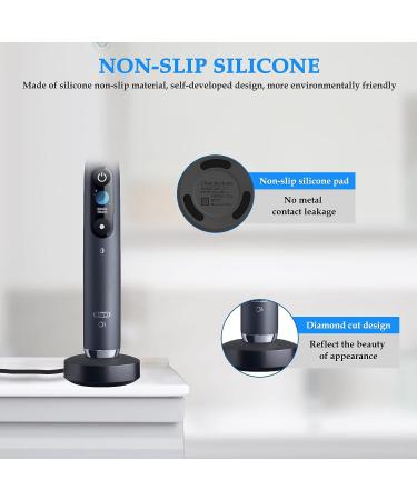 Charger for Oral-B iO Series 7 8 9 Electric Toothbrush - Braun Oral B iO Series 7 8 9 Magnetic Charging Base Replacement - Model 3768 Power Adapter Cord (Black) - Buy Online on GoSupps.com