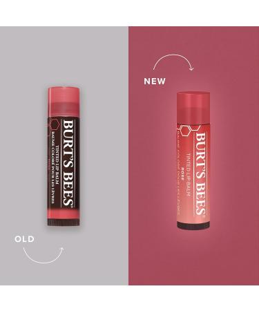 Burt's Bees Hydrating Lip Balm for Dry Chapped and Cracked Lips Mother's Day Gift & Tinted Lip Balm Rose Mother's Day Gift Gift for Mom 100% Natural - 1 Tube (Packaging may vary) Lip Balm + LIP_BALM HU-XI-178 - Buy Online on GoSupps.com
