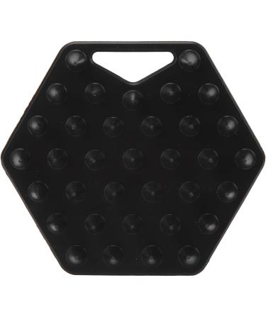 Beard Exfoliating Brush Soft Silicone Face Scrubber Promotes Hair Growth Enhances Circulation Deep Cleansing Easy Storage with Suction Cup Skin Friendly (Black) - Buy Online on GoSupps.com