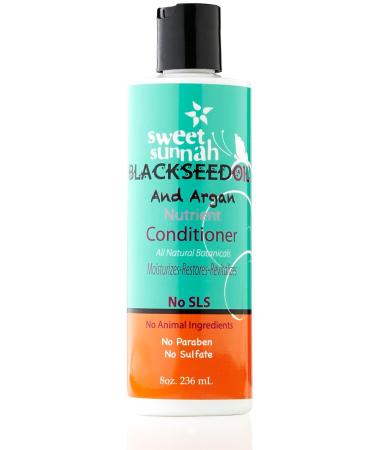 Natural High level Thymoquinone Black Seed Oil and Henna Moisture Replenishing Conditioner for all hair types by Sweet Sunnah Rich in Vitamins