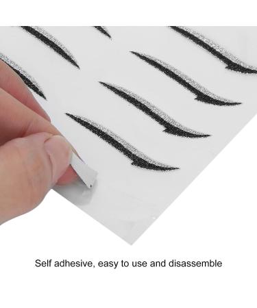 Silver Glitter Winged Eyeliner Stickers - Waterproof & Self Adhesive for Women's Makeup at Weddings & Parties - Buy Online on GoSupps.com
