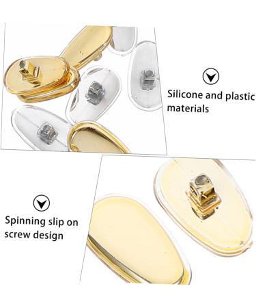 Buy Gleavi Silicone Nose Pads for Glasses | 12 Pairs Slide-Resistant Sunglasses & Eyewear Accessories - International Shipping Available - Buy Online on GoSupps.com