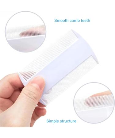 Lot de 4 Peignes Double Face Anti-Poux et Anti-Puces en Plastique Peigne Dents Fines pour Chats Chiens et Enfants limination des Poux et Puces - Pour Toilettage des Animaux de Compagnie - Buy Online on GoSupps.com