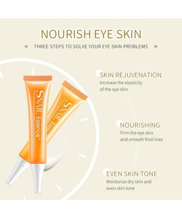 Eye Cream for Dark Circles and Puffy Eyes Snail Eye Cream Eye Bags Remover Eye Cream Anti Aging Under Eye Cream Reduce Lines Wrinkles Puffiness and Dark Circles for All Skin Types - Buy Online on GoSupps.com