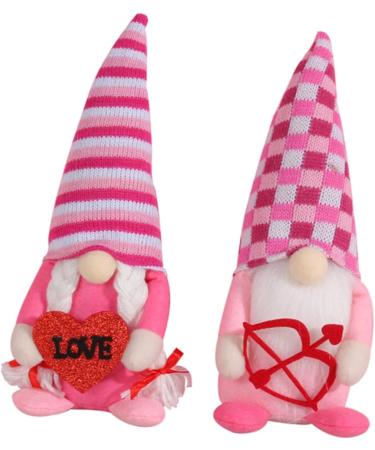 Alipis 6 Pcs Valentine Gnome Bride Cupid Valentines Gnomes Plush Gnome Ornaments Lovers As Shownx3pcs 8x7x26cm x3pcs - Buy Online on GoSupps.com